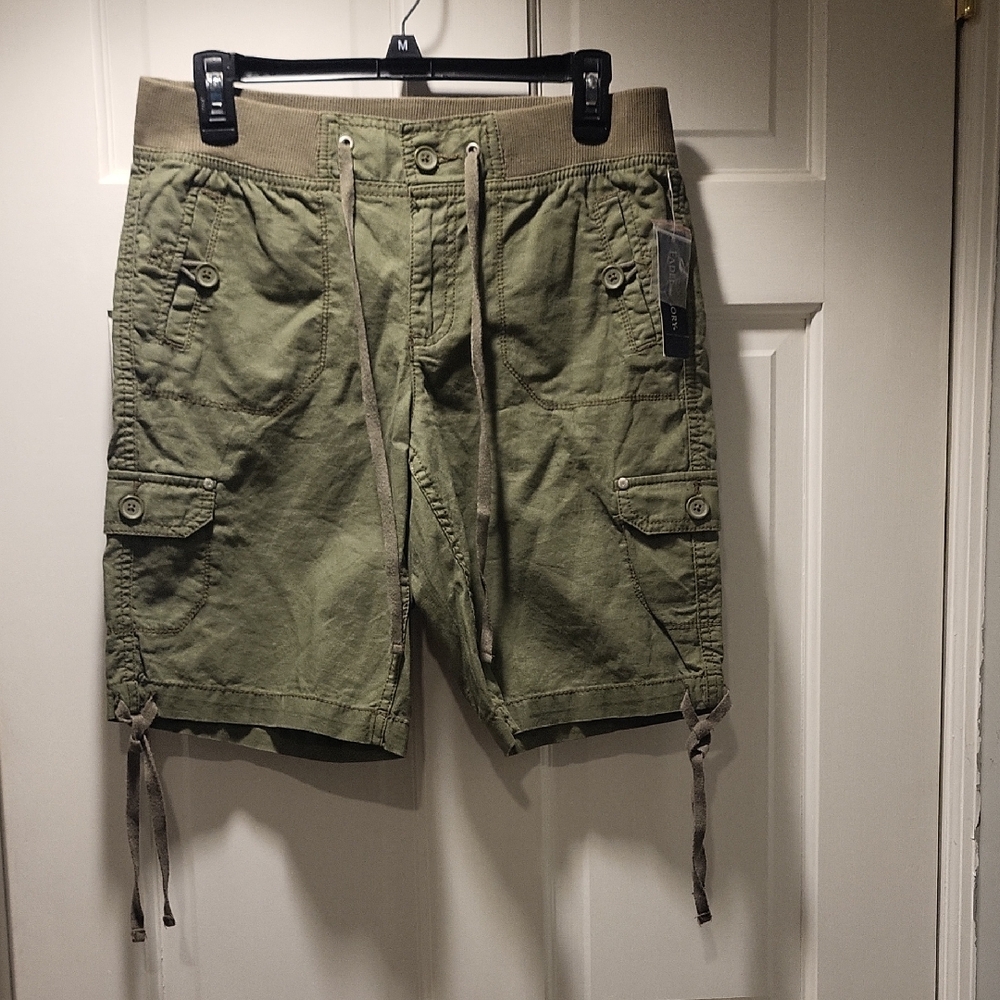 Faded Glory Olive Cargo Shorts for Men